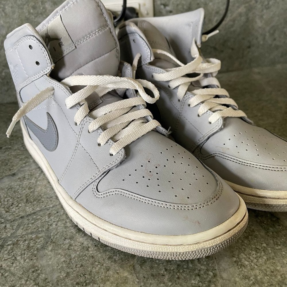 Gray Jordan Hightops